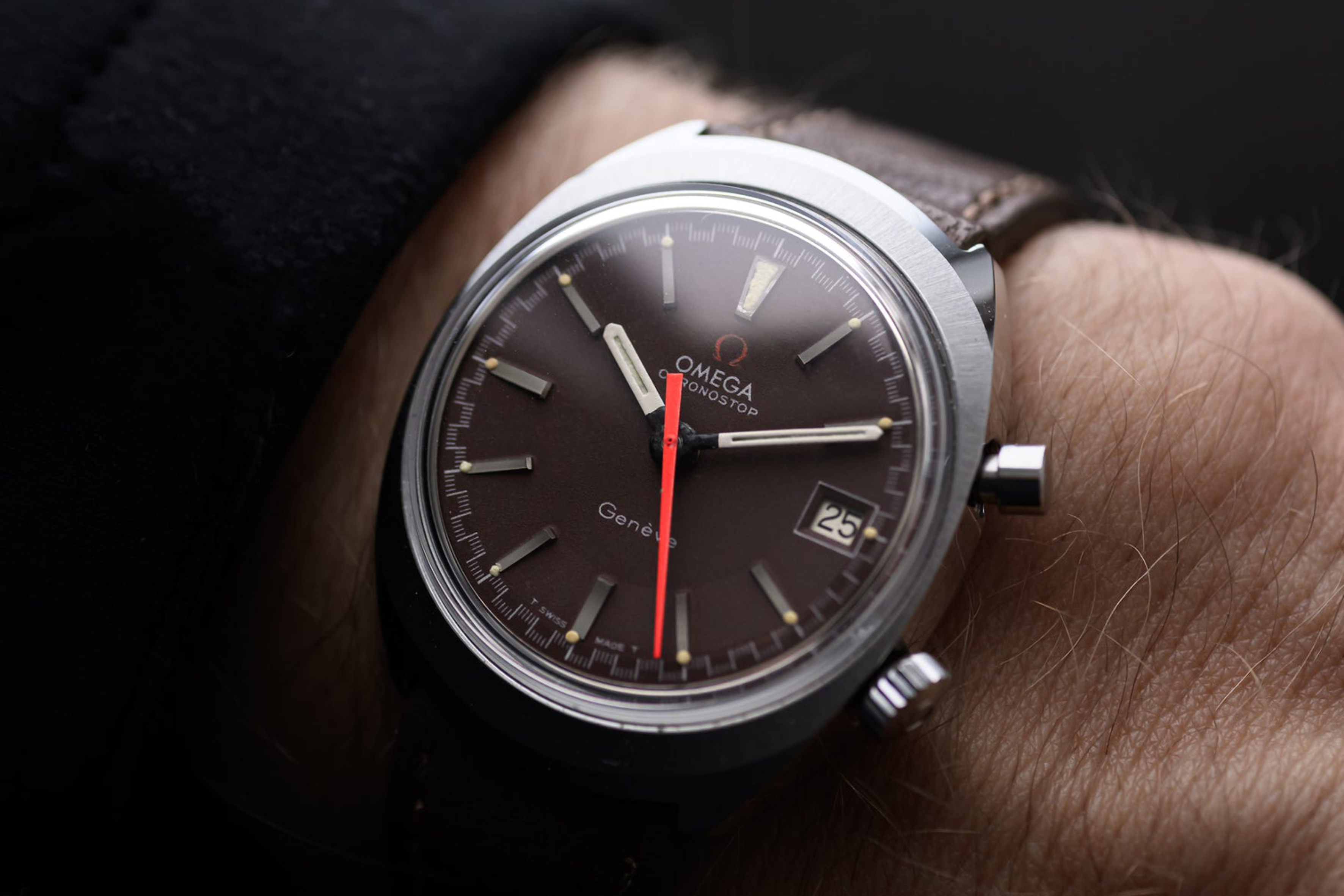 Omega Chronostop Reference Guide The Monopusher Chronograph