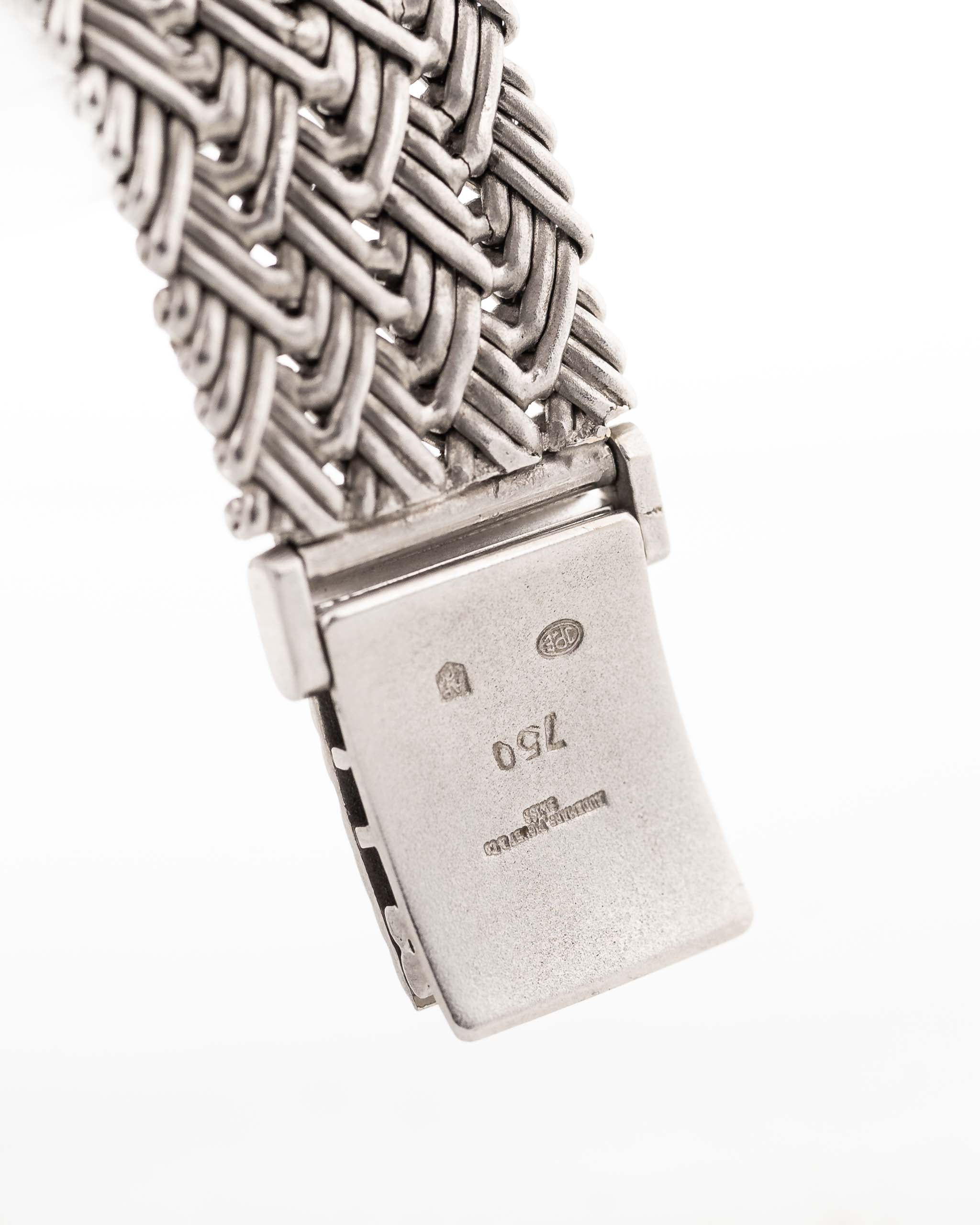 Audemars Piguet 18k Ellipse Diamond 1970s Clasp 750