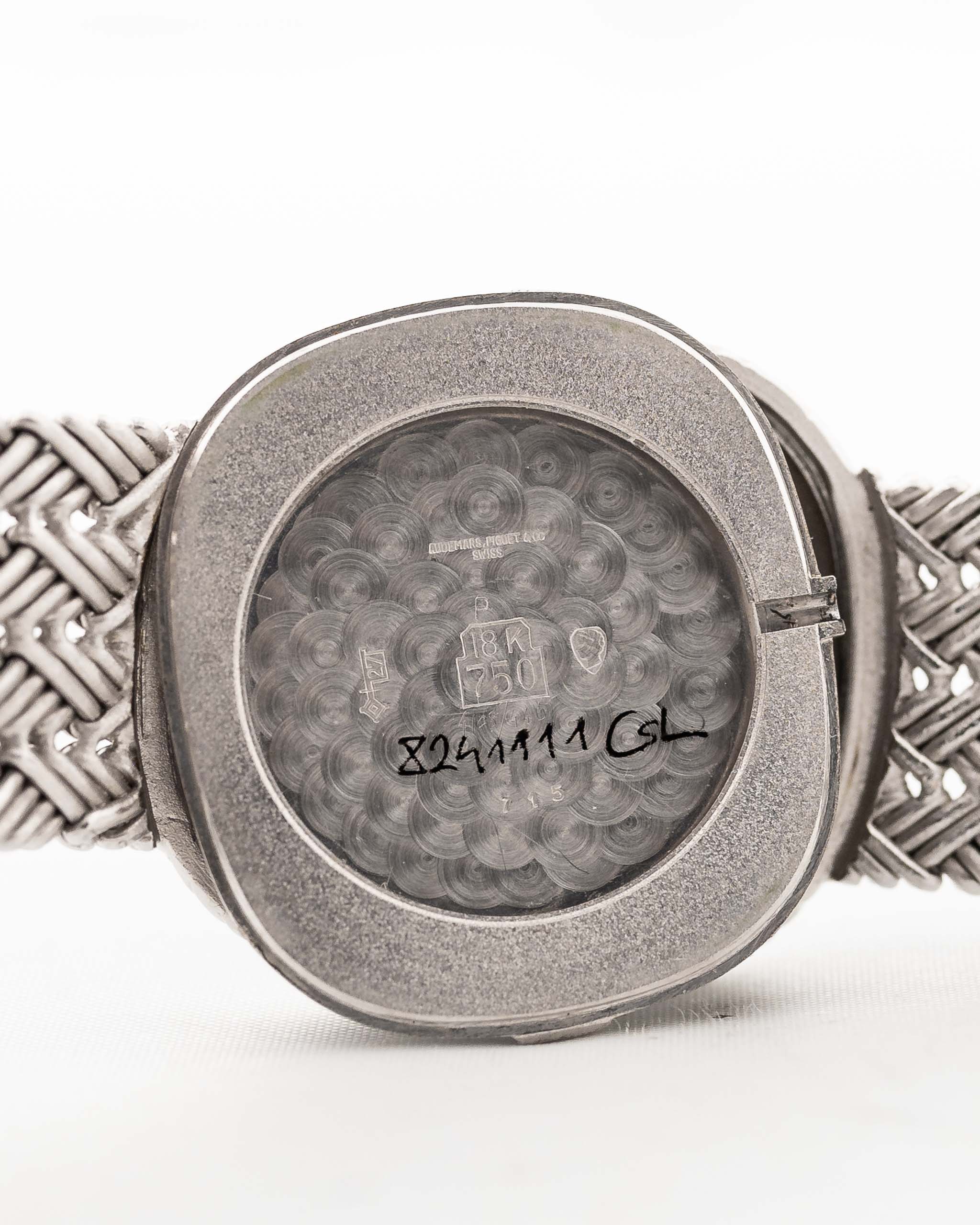 Audemars Piguet 18k Ellipse Diamond 1970s Case Back