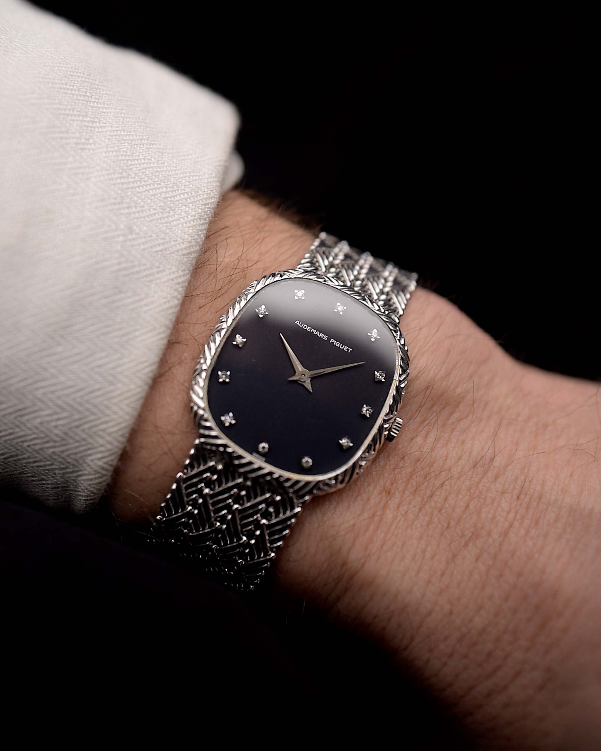 Vintage Audemars Piguet 18k Ellipse Diamond 1970s