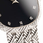 Audemars Piguet 18k Ellipse Diamond 1970s Dial Closeup