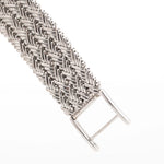 Audemars Piguet 18k Ellipse Diamond 1970s Bracelet and Clasp