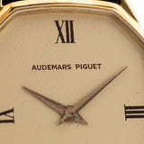 Audemars Piguet 18k Octagon Waffle Roman 1980s
