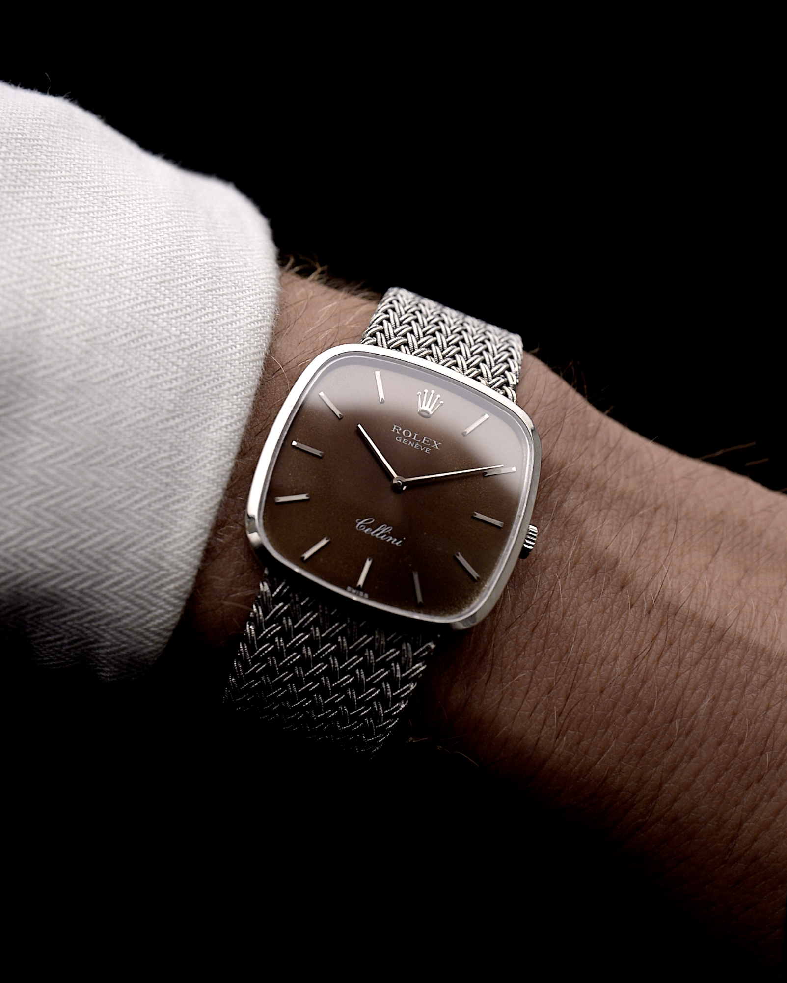 Rolex Cellini 18k Square Tropic 1976 – GOLDAMMER