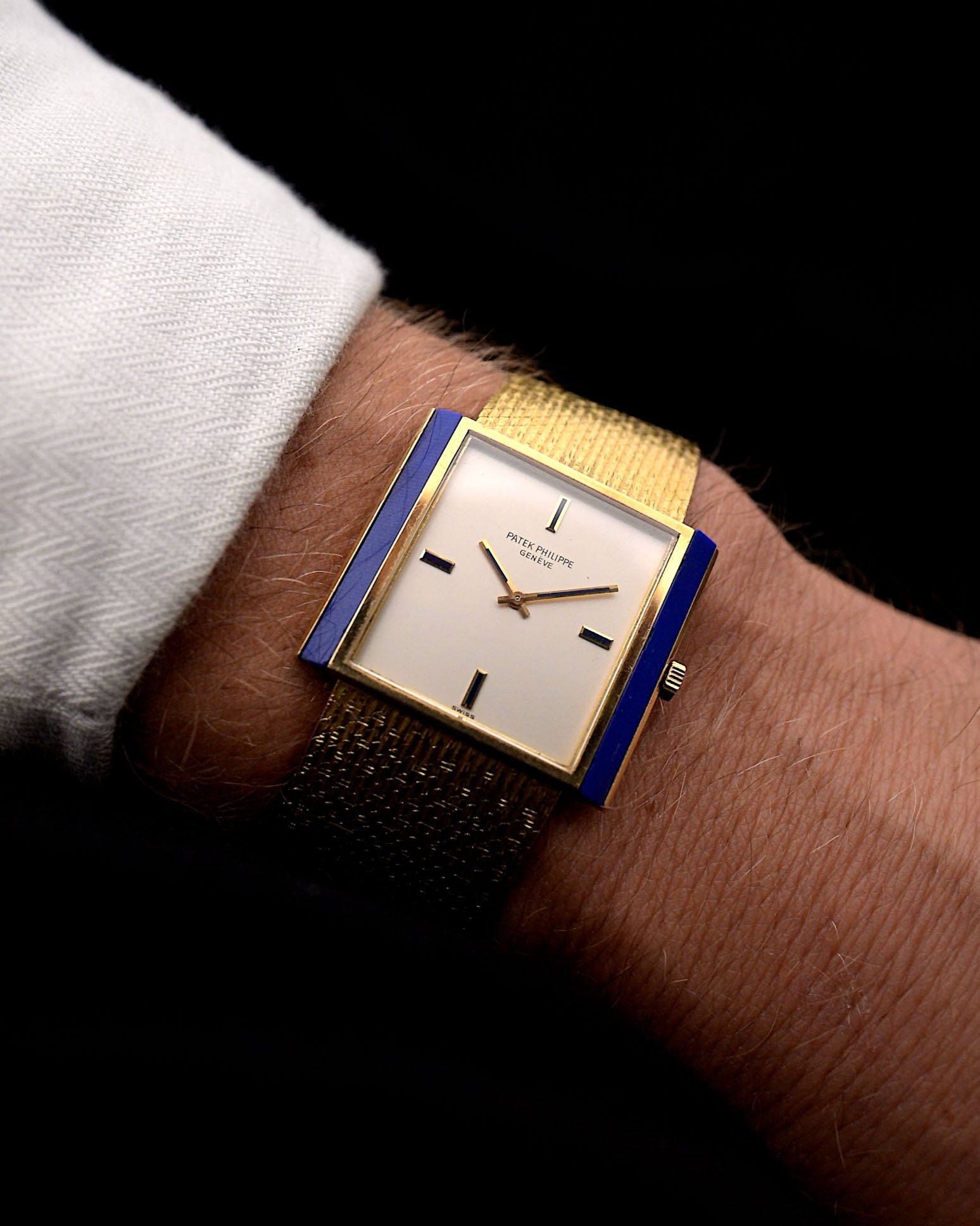Patek Philippe Gondolo 18k Lapislazuli 1970s – GOLDAMMER