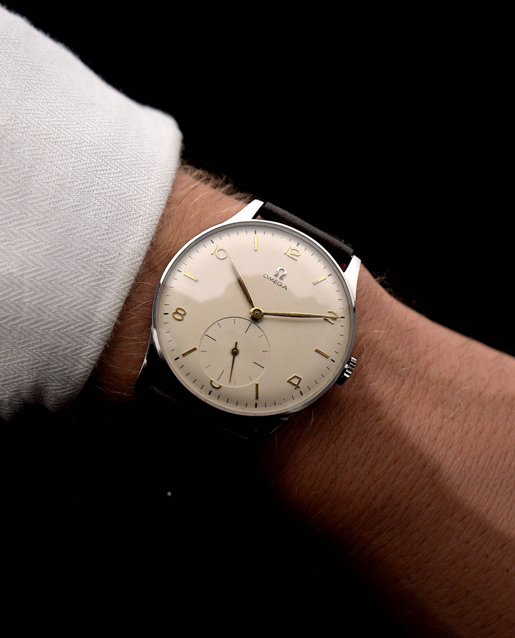 Omega Jumbo Dress Sub Second 1943 – GOLDAMMER