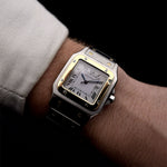 Pre owned Cartier Santos Carrée 2961 Two Tone 1980s