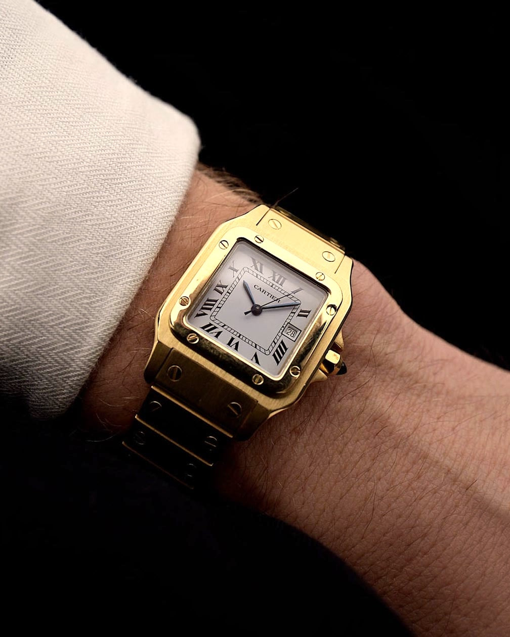 Cartier Santos Carrée 2964 27mm 1980s – GOLDAMMER