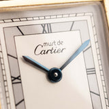 Cartier Tank Vermeil Roman 1990s