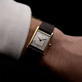Cartier Tank Vermeil Roman 1990s