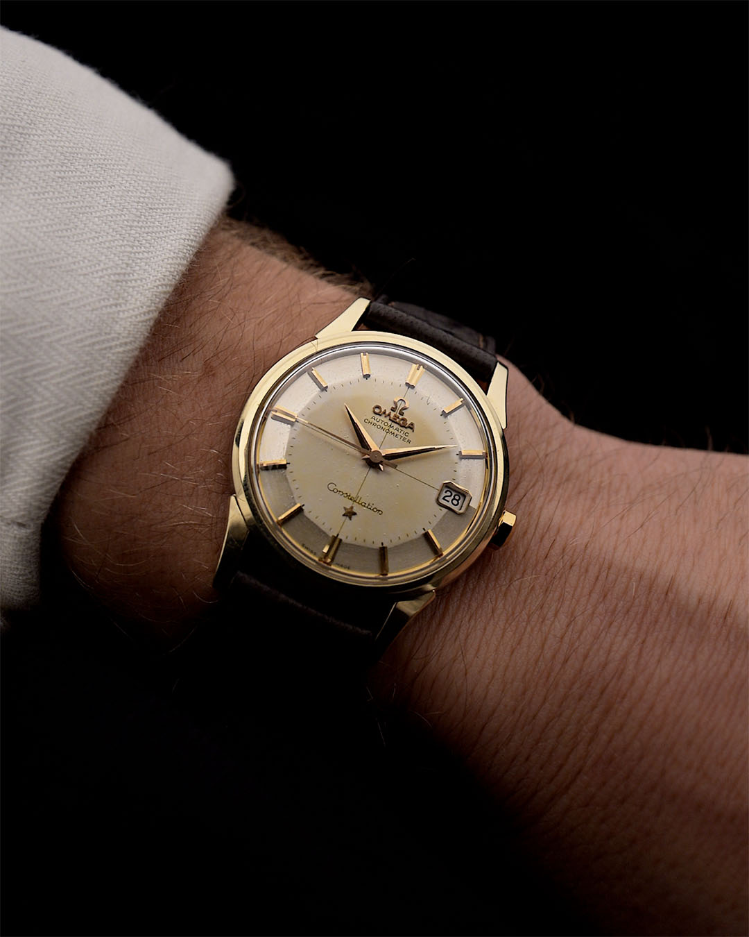 Omega Constellation Pie Pan Crosshair 1961 – GOLDAMMER