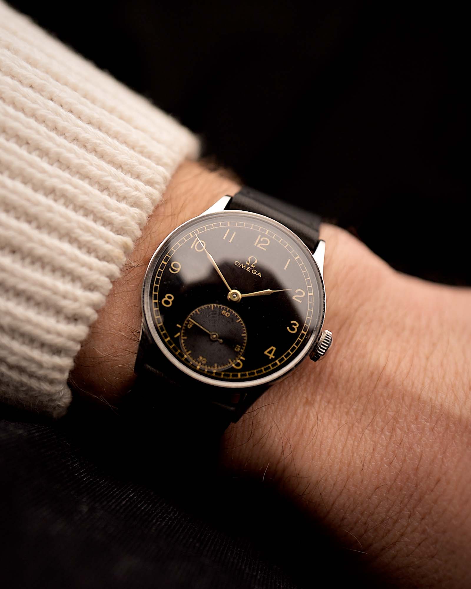 Omega Gilt Sub Second Syringe 1937 – GOLDAMMER