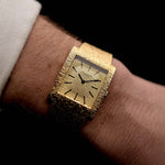 Preowned Patek Philippe Bark 3553 Rectangular 1970s