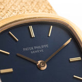 Patek Philippe 4115 Cushion 18k Blue 1980s