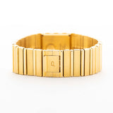 Piaget Watch Piaget Polo 7131 C701 Square 1980s 18k yellow gold integrated bracelet clasp