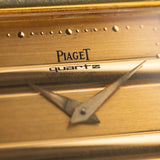 Piaget Watch Piaget Quartz Polo 7131 C701 Square 1980s 18k yellow gold case and dial