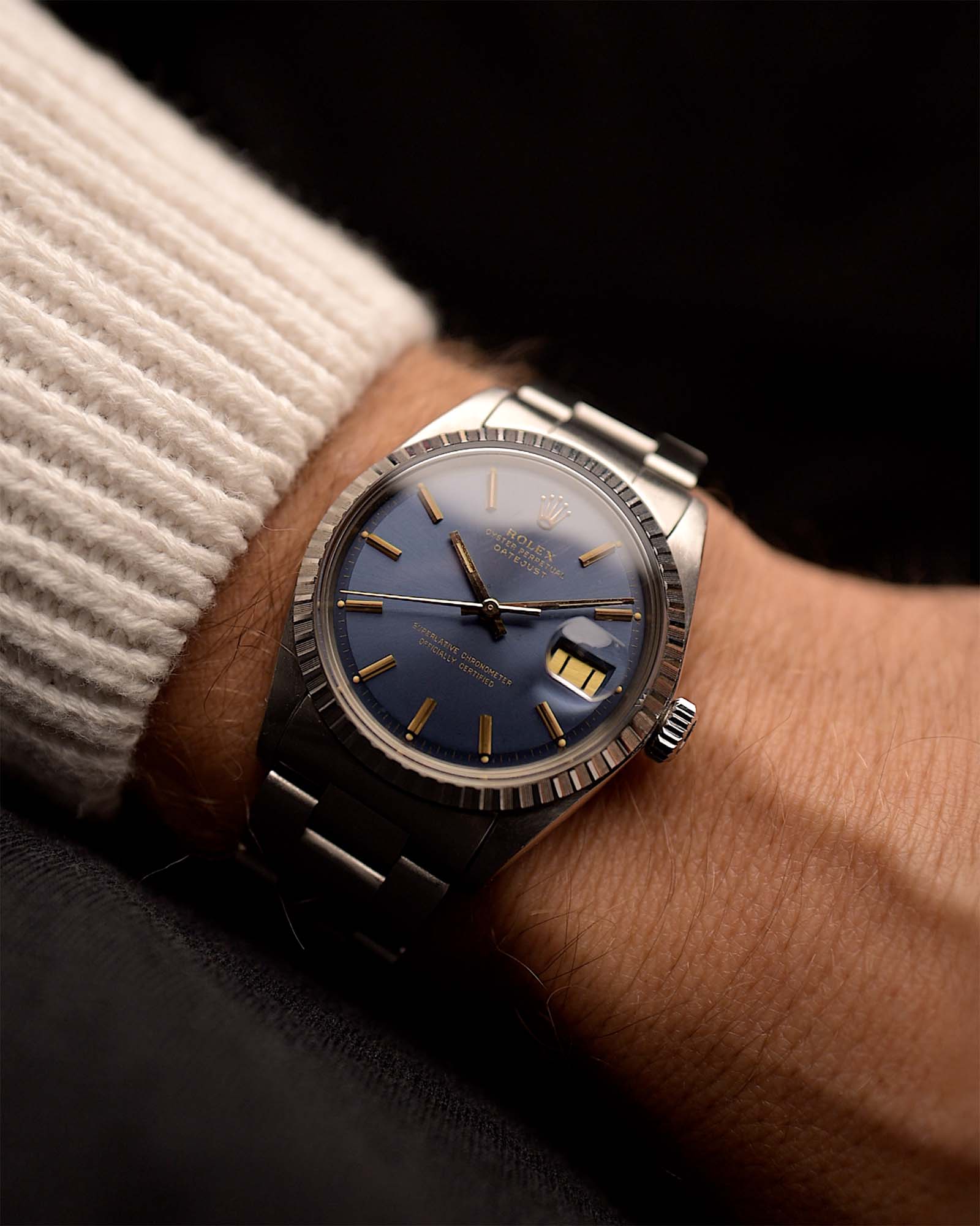 Rolex Datejust 1603 Blue 1978 – GOLDAMMER - Main Image