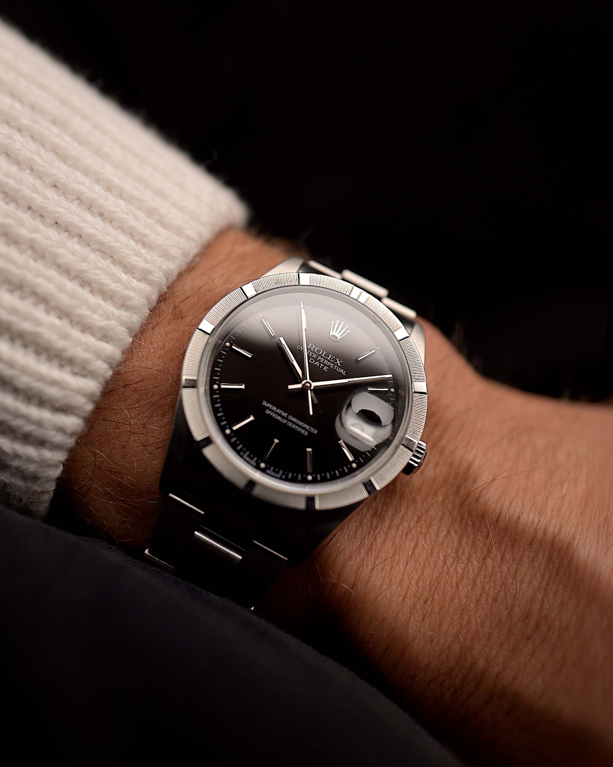 Wrist Rolex No Tick Tock Rolex Oyster Perpetual 15210 Date 1999