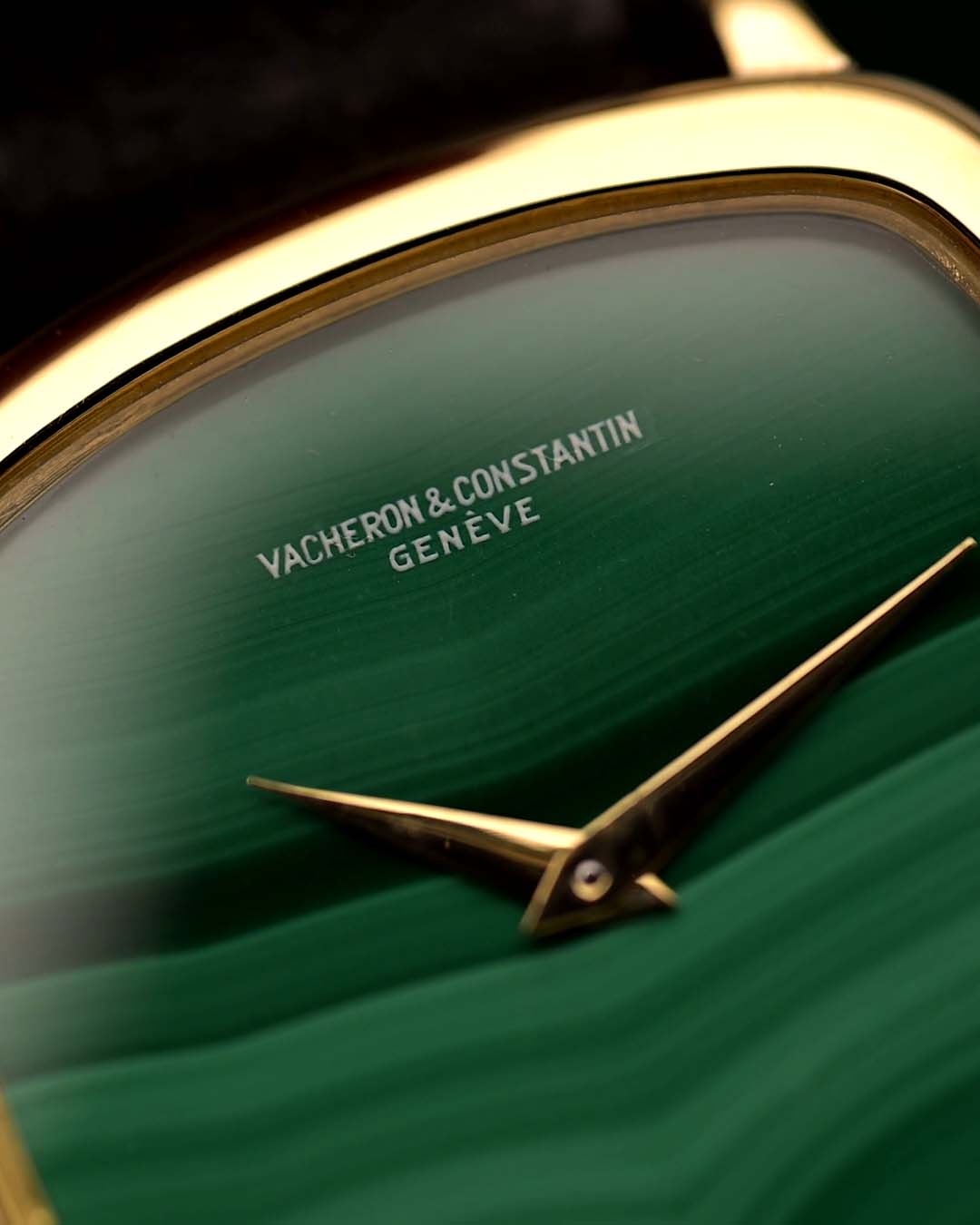 Vintage Vacheron Constantin Watch 2098 Square Malachite Dial.