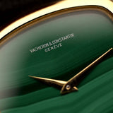Vintage Vacheron Constantin Watch 2098 Square Malachite Dial.