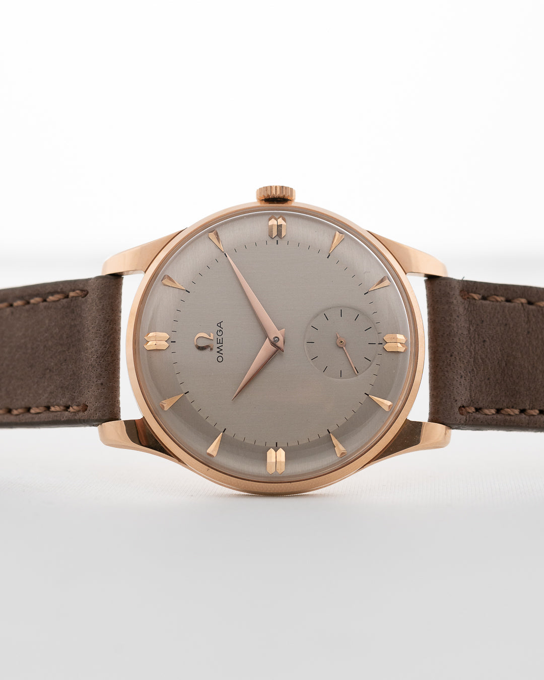 Omega two tone 18k jumbo 1956 - Goldammer Vintage Watches