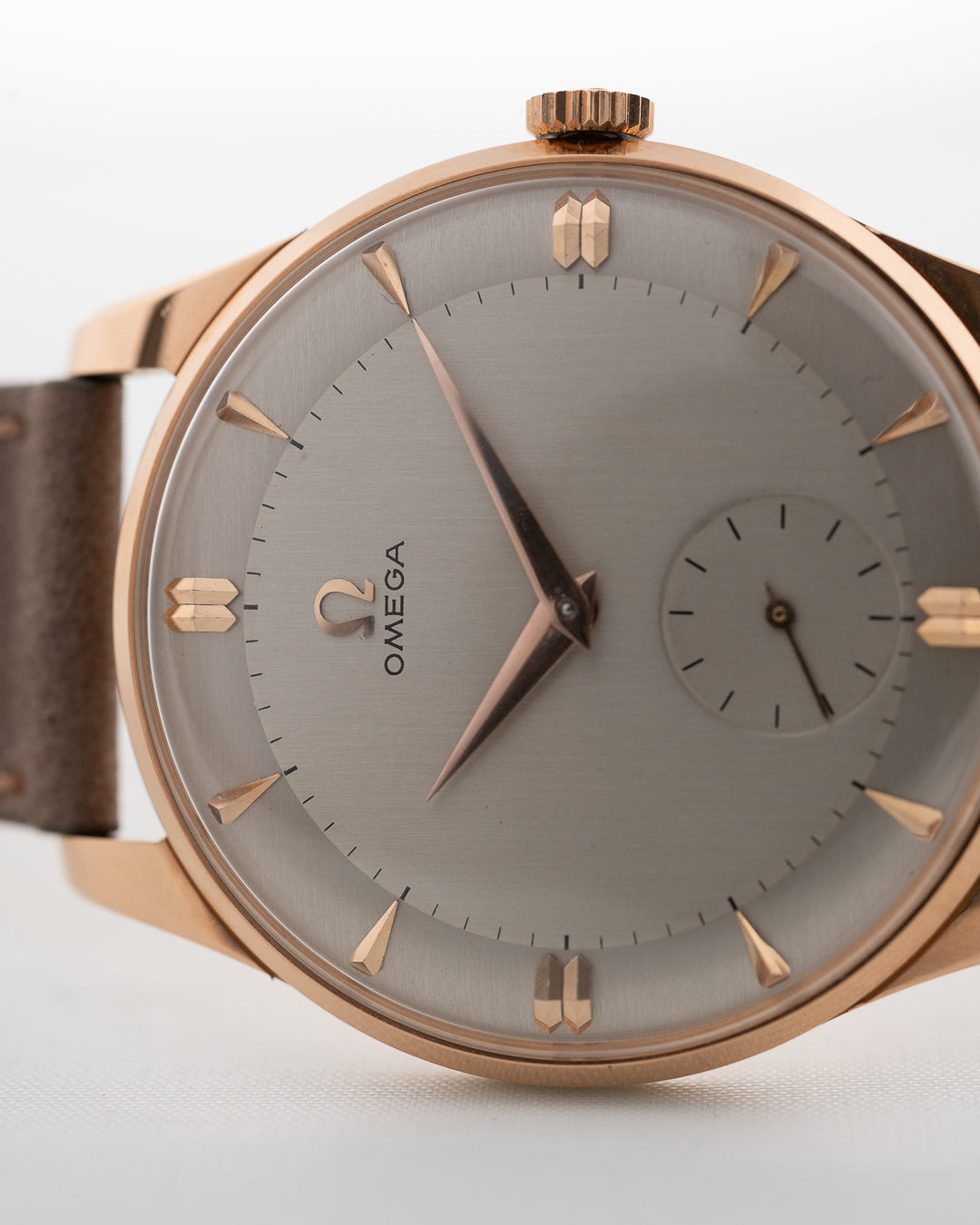 Omega two tone 18k jumbo 1956 - Goldammer Vintage Watches