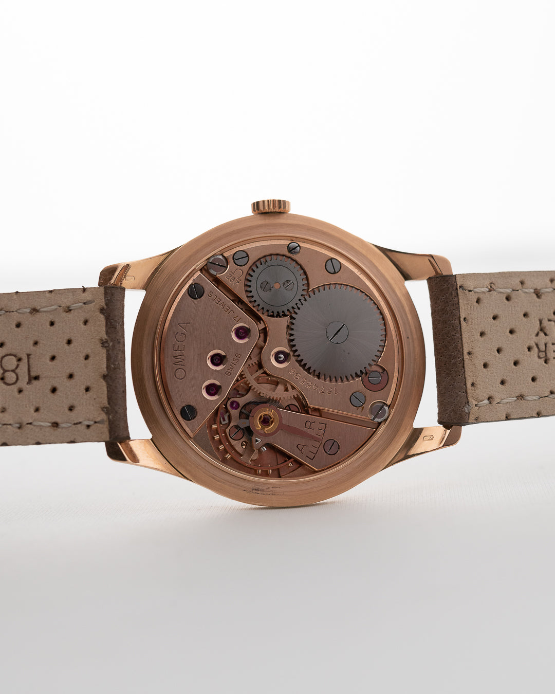 Omega two tone 18k jumbo 1956 - Goldammer Vintage Watches