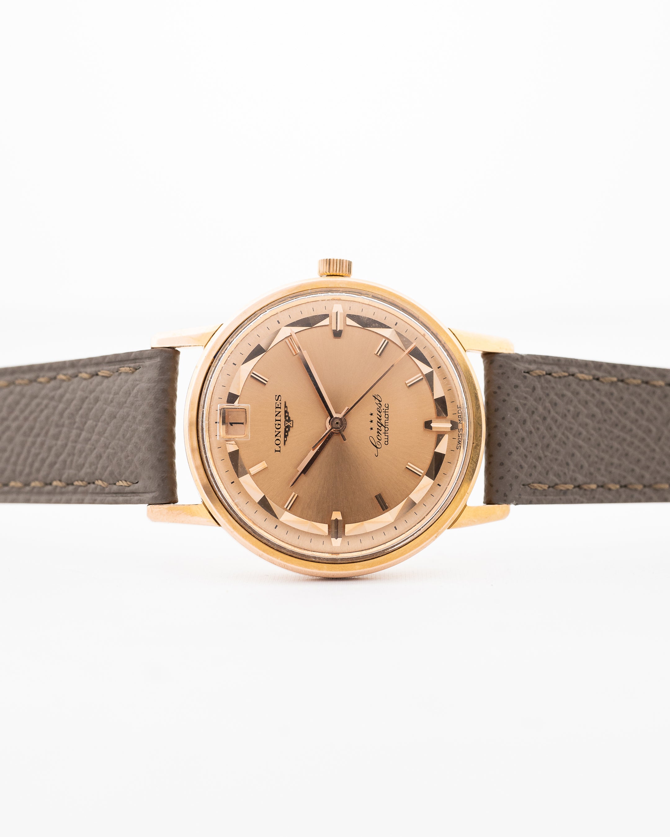 Longines conquest automatic 18k gold hotsell