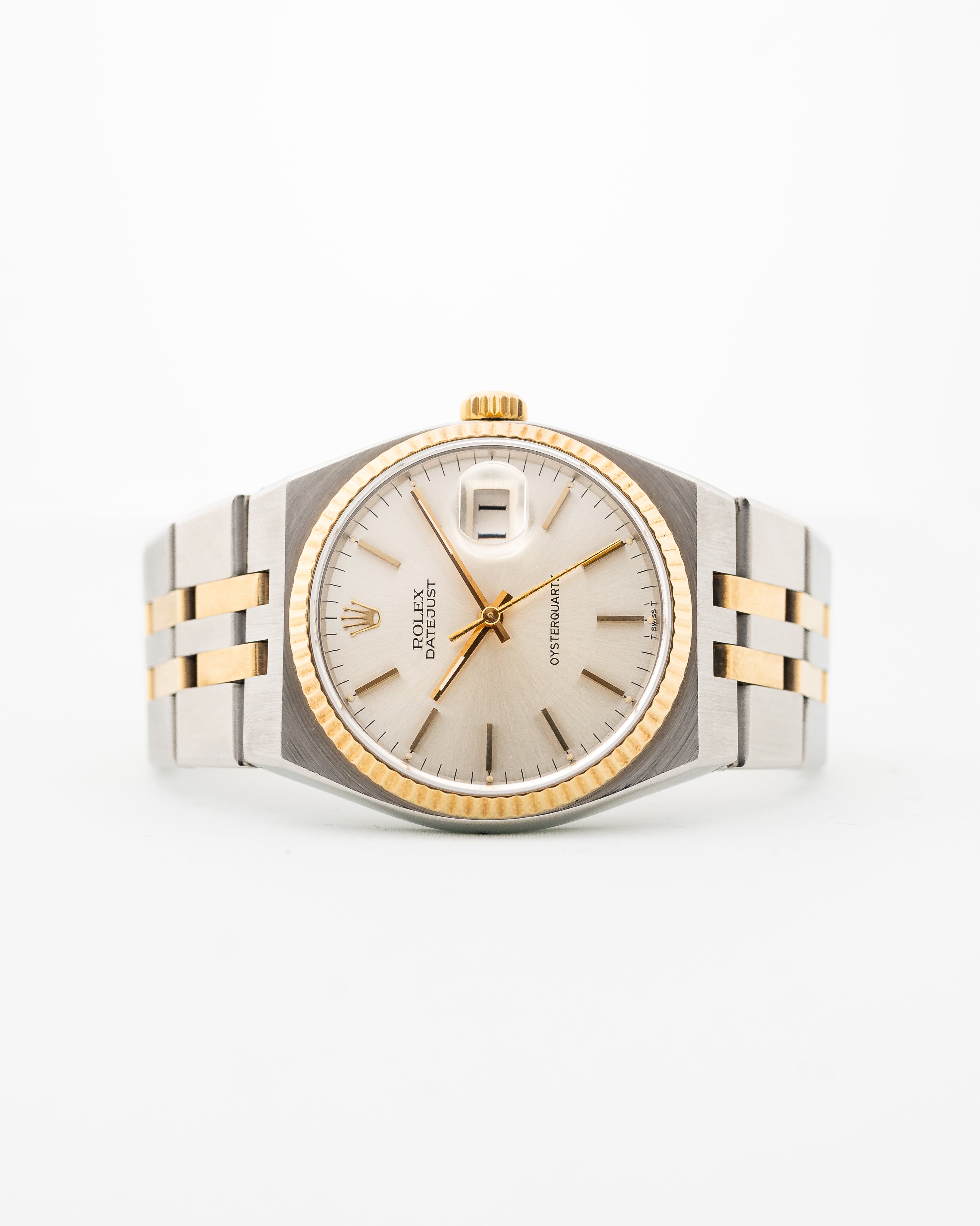 Rolex oysterquartz two tone on sale