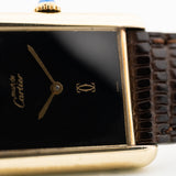Cartier Tank Onyx 1980s