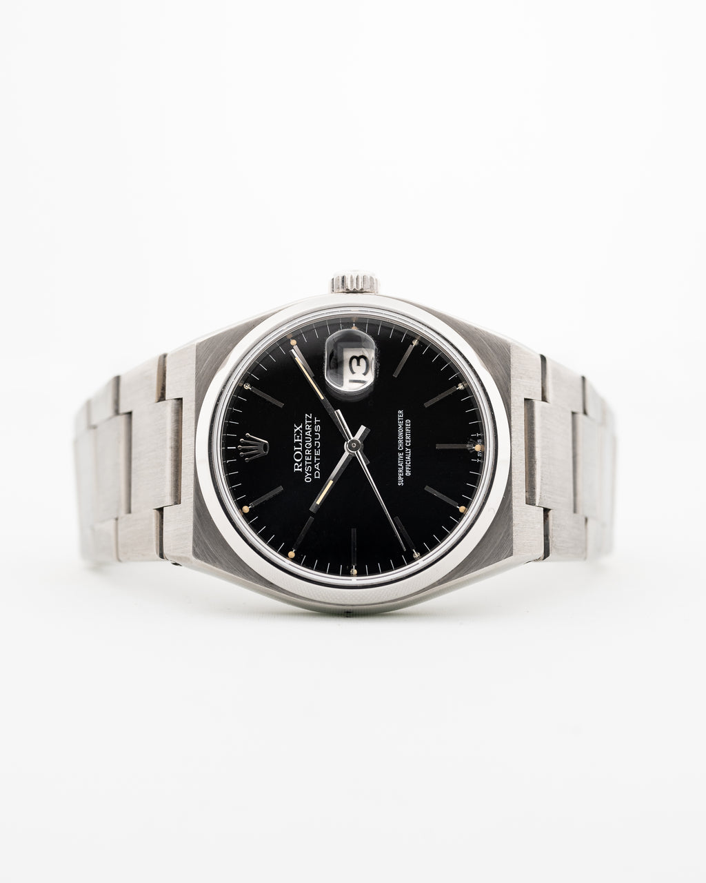 Rolex oysterquartz black 2025 dial