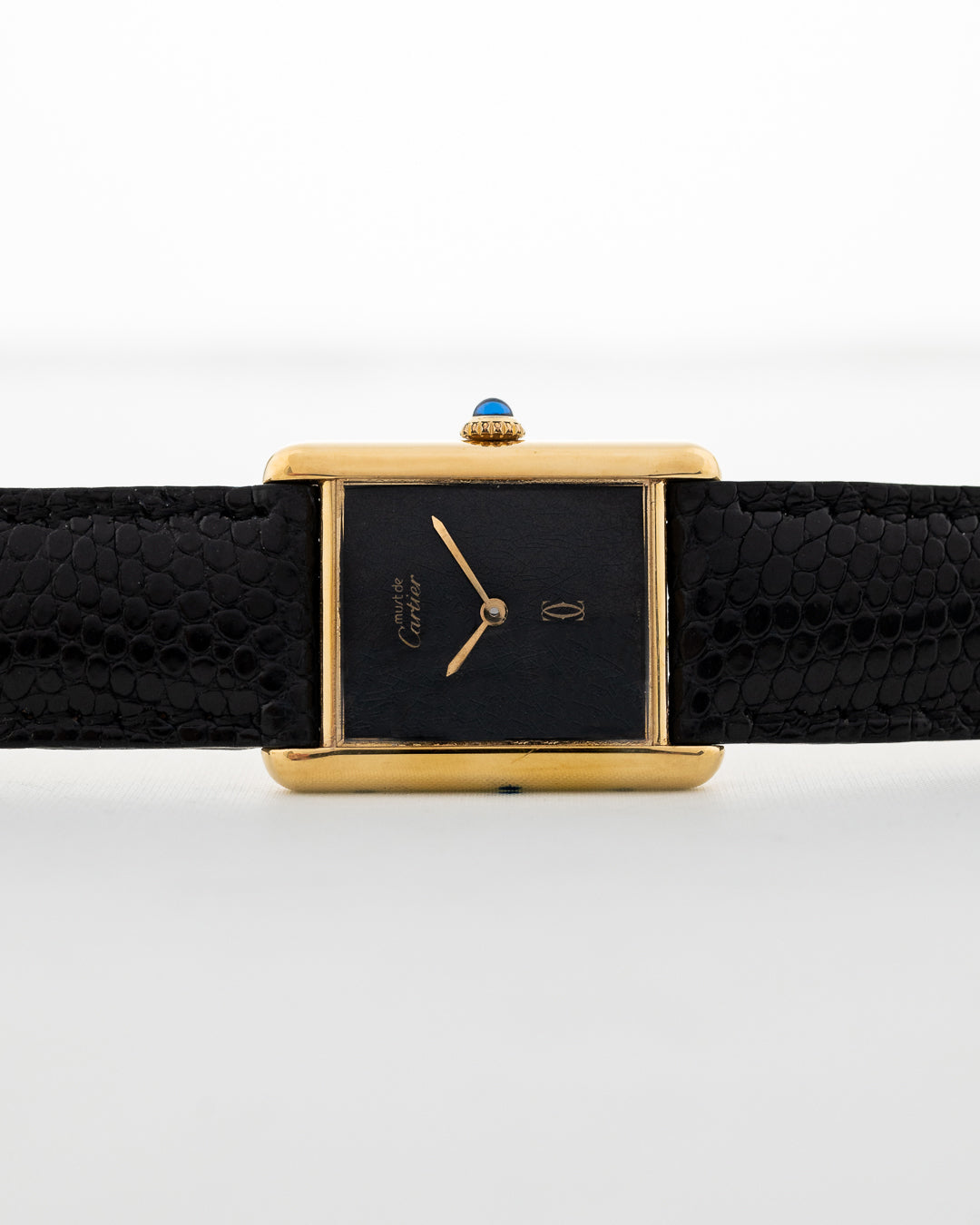 Cartier Tank Vermeil Black 1982 – GOLDAMMER - Main Image