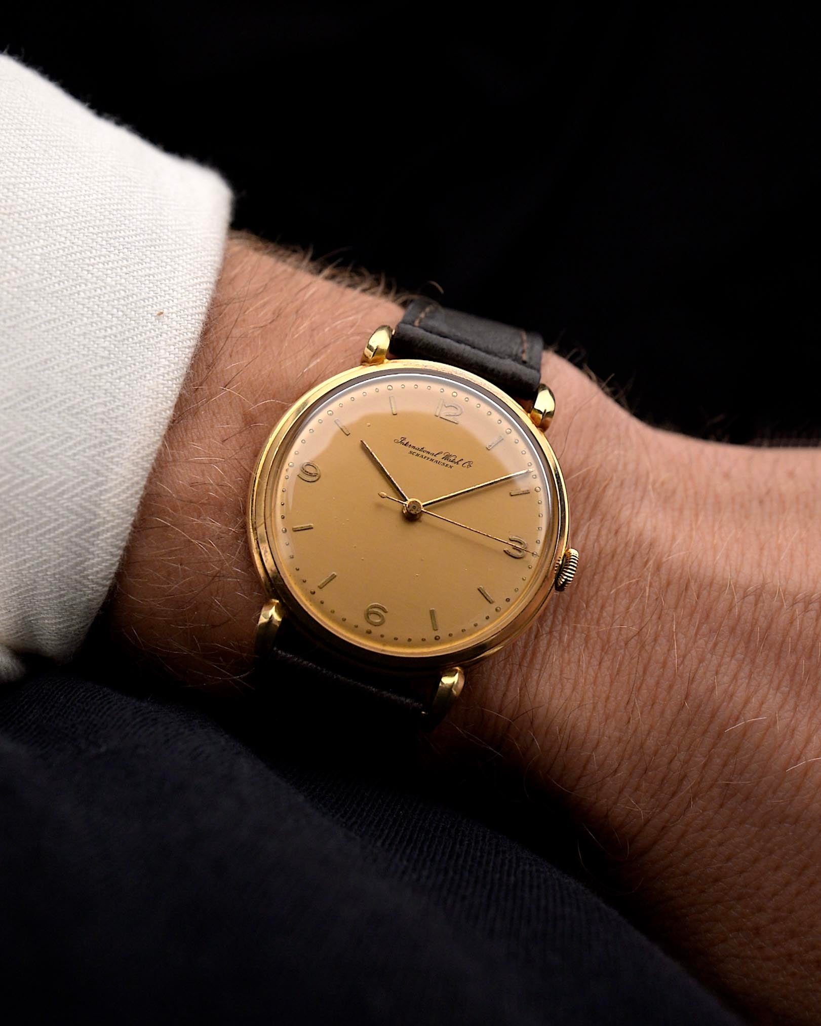 Jahrgang IWC 18k Cal. 89 Teardrop Jumbo 1948