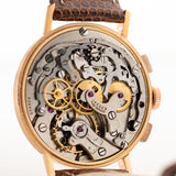 Jaeger Chronograph 18k Rose Jumbo 1940er Jahre