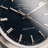 Rolex Air King Blau 1990