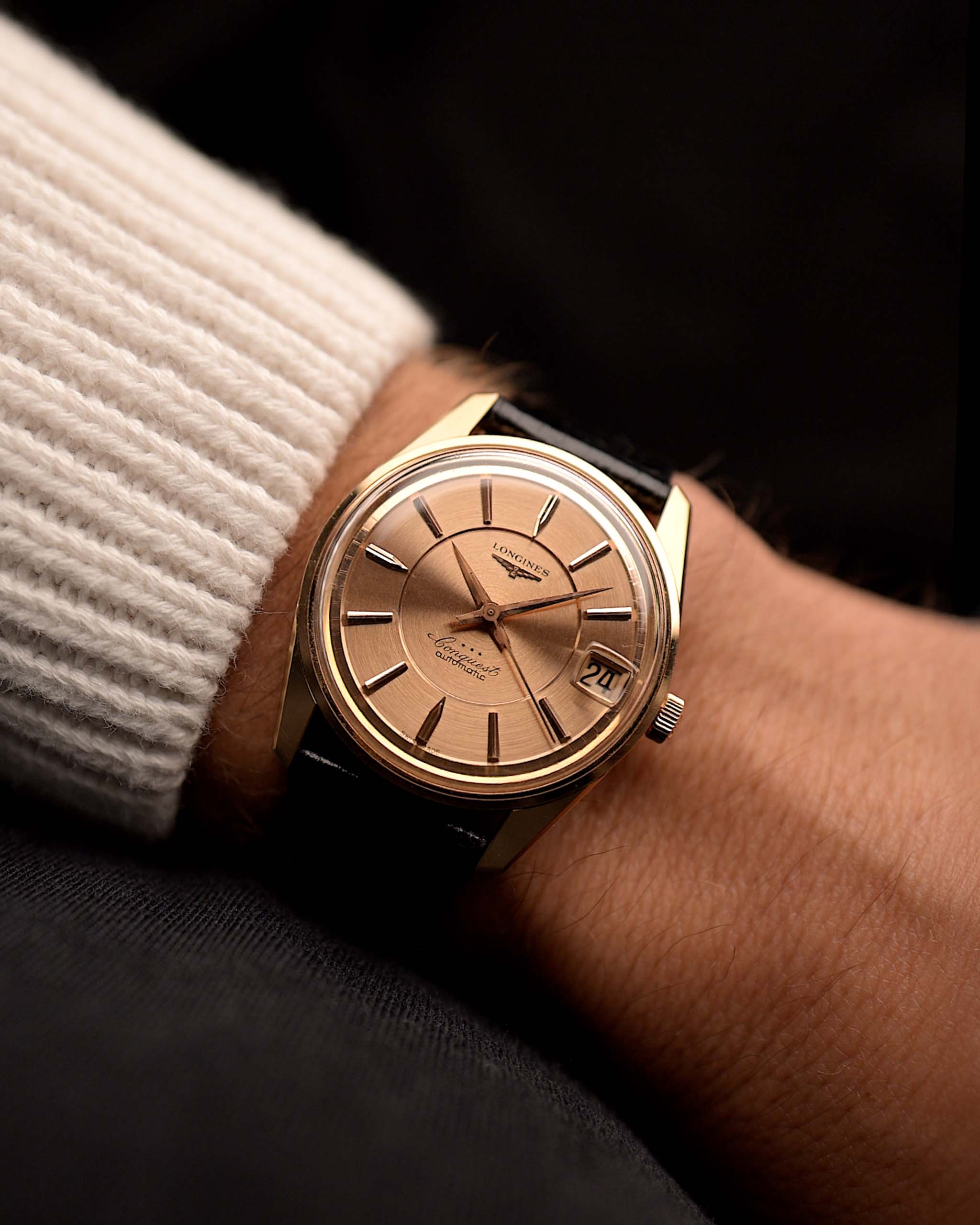 Longines Conquest 9045 Rose 1966 GOLDAMMER - Main Image