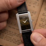 Piaget 9214 Rechteckiges Falkenauge 18k 1970s