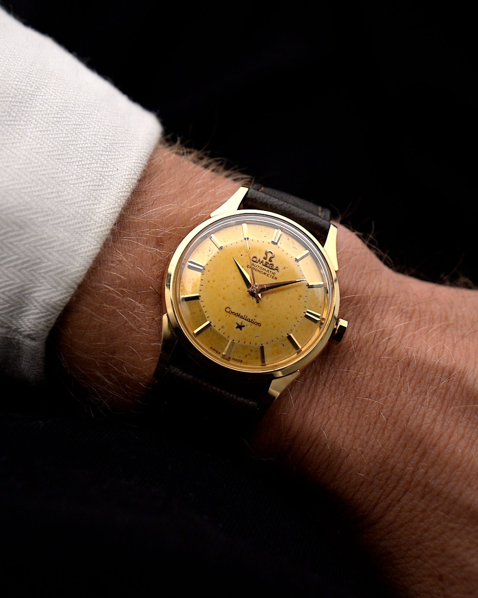 Omega Constellation 14381 Molde para tartas 1960 GOLDAMMER