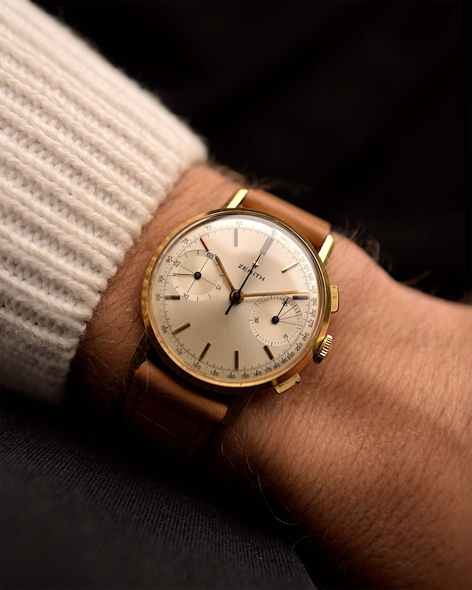 Zenith 146 Cronógrafo 18k Años 60 GOLDAMMER