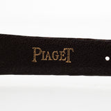 Piaget 18k Cuadrado Esfera Negra Años 80