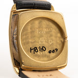 Audemars Piguet 18k Rectangulaire Noir 1980