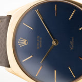 Rolex Cellini 18k Bleu 1970