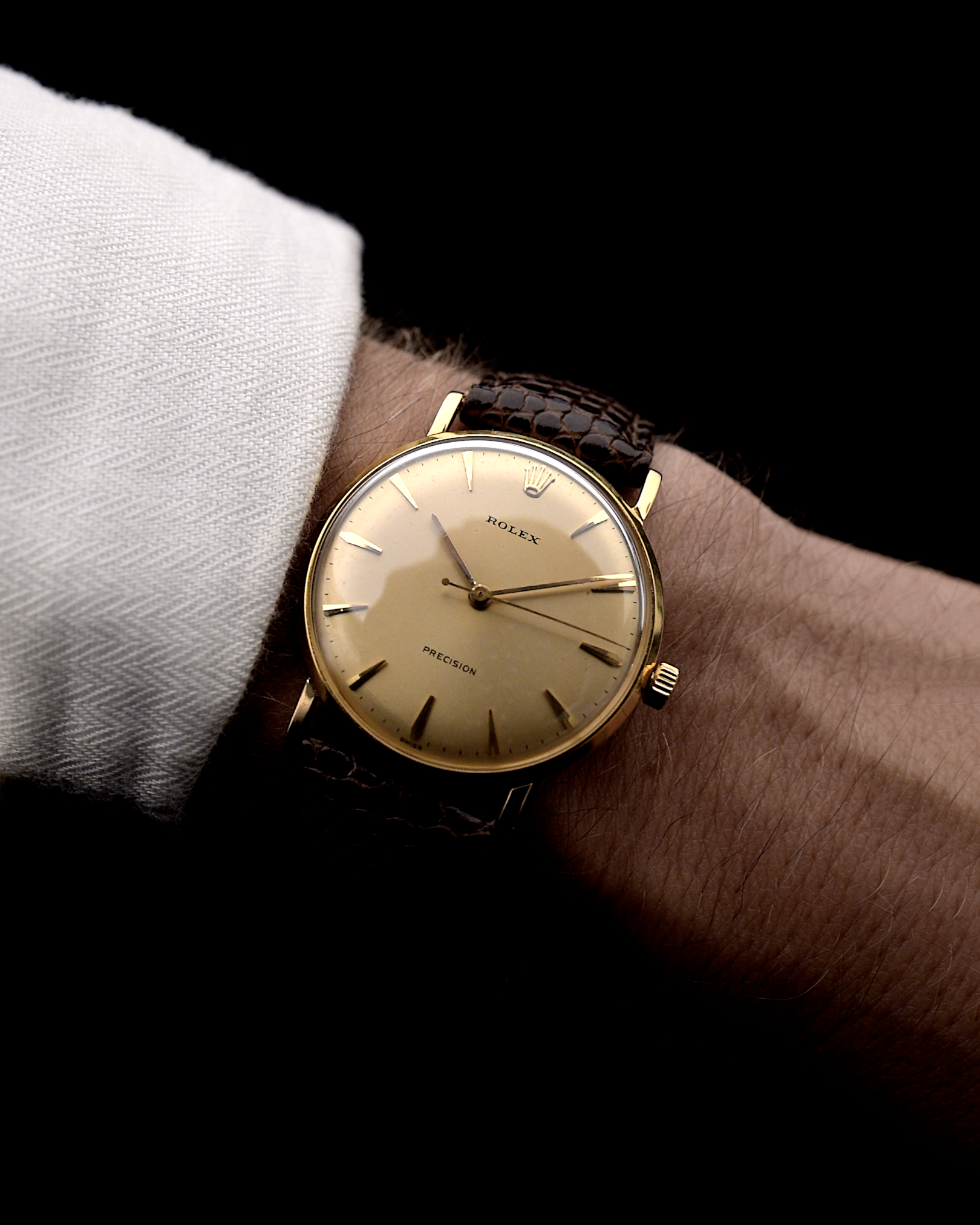 Rolex Precision 18k 1960 GOLDAMMER - Main Image