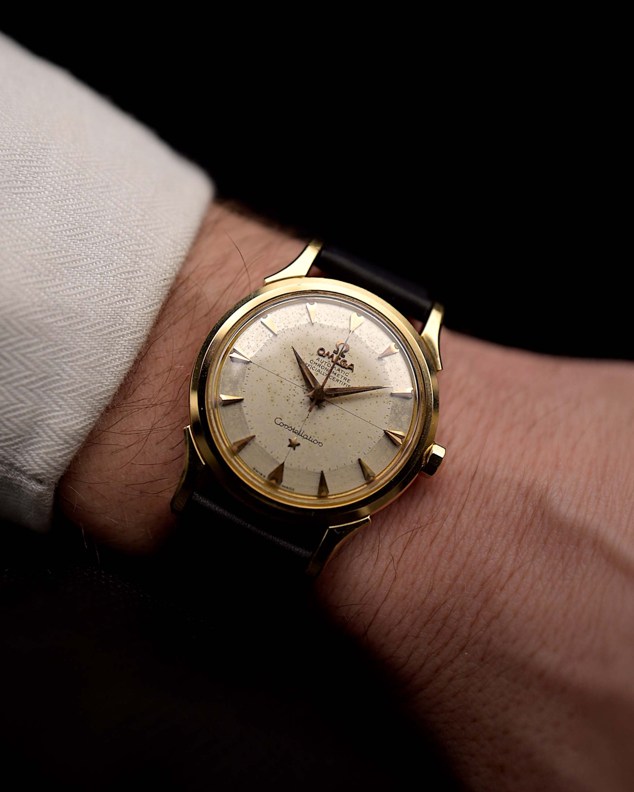 Omega Constellation 2852 Freccia Crosshair 1956 GOLDAMMER