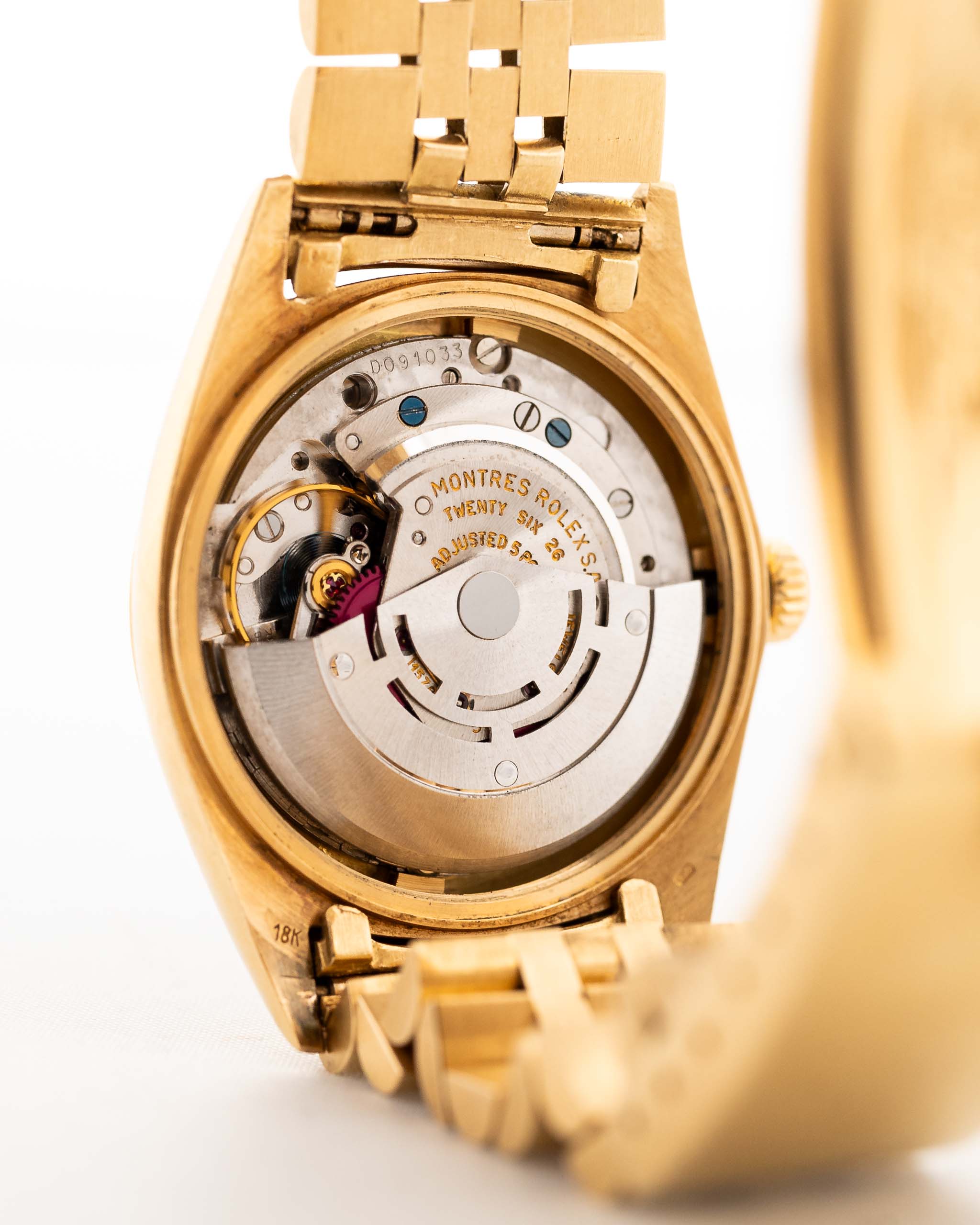 Rolex Datejust 1601 Onyx 1969 Oro giallo 18 carati Rolex automatico Calibro 1570