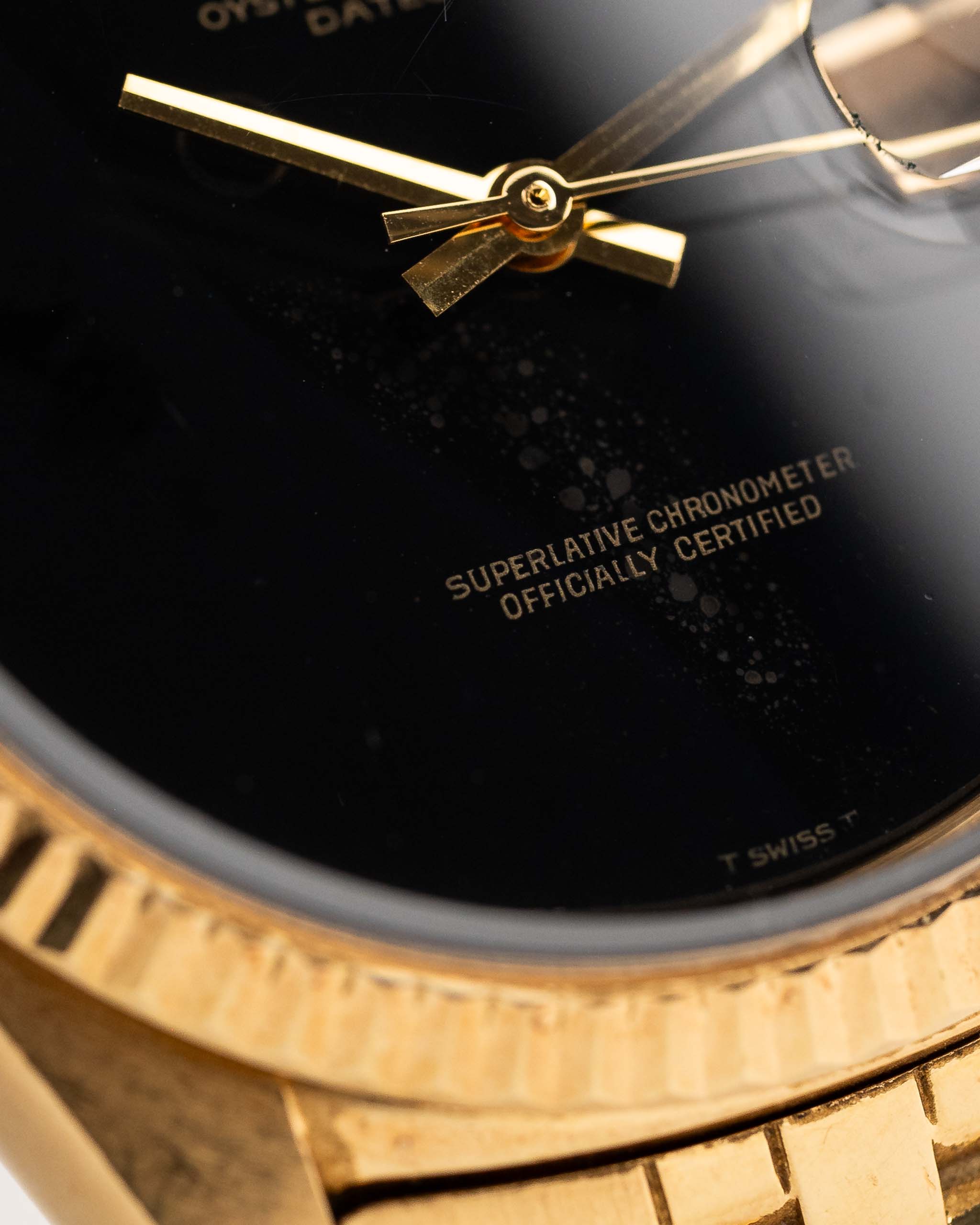 Rolex Datejust 1601 Onyx 1969 quadrante con patina, posseduto in precedenza