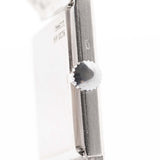 1970 年代的 Piaget Protocole 9133 Bark 18k 腕錶特寫照片。23mm 18K 白金腕錶,配備手動上鏈機芯,原裝樹皮漆面錶盤和整合式錶鏈。