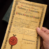 Vintage Vacheron Constantin 4217 Rose from the 1940s Certificate.33.5毫米,18K玫瑰金錶殼,手動上鏈Cal.V454、原裝蜜糖色錶盤和皮革錶帶。