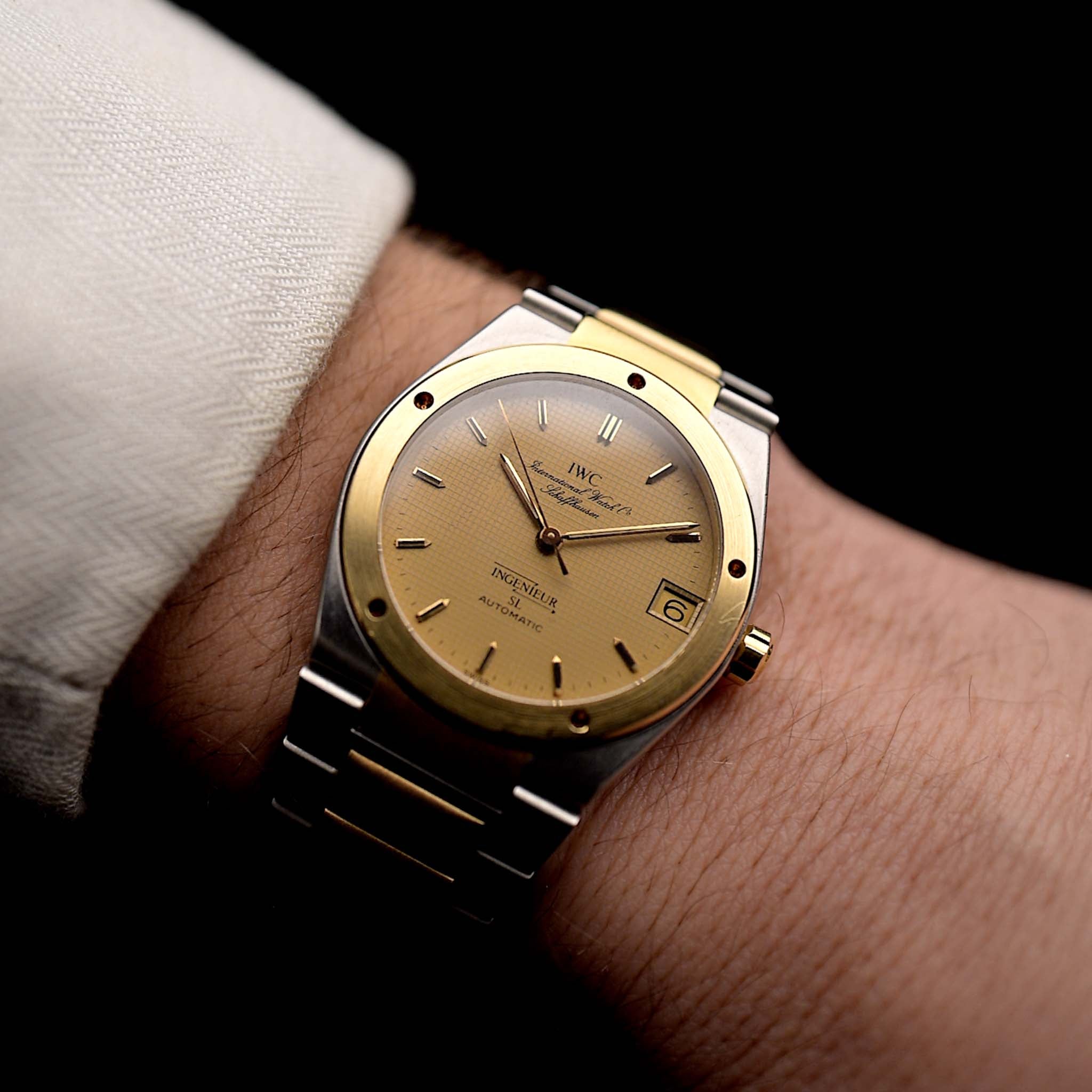ساعة IWC Ingenieur 3505 SL ثنائية اللون موديل 1987 فينتاج