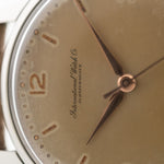 آي دبليو سي فستان IWC بني فاتح 1953 - ساعات Goldammer فينتاج